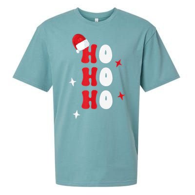 Ho Ho Ho Holiday Apparel, Hohoho Christmas Holiday Outfit Sueded Cloud Jersey T-Shirt