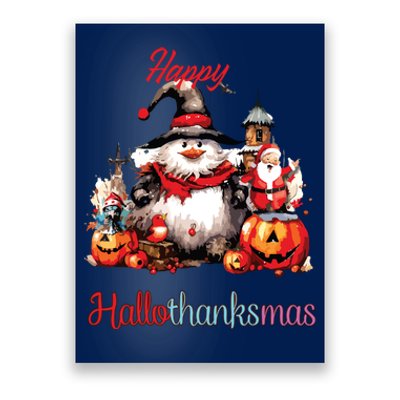 Happy Hallothanksmas Poster