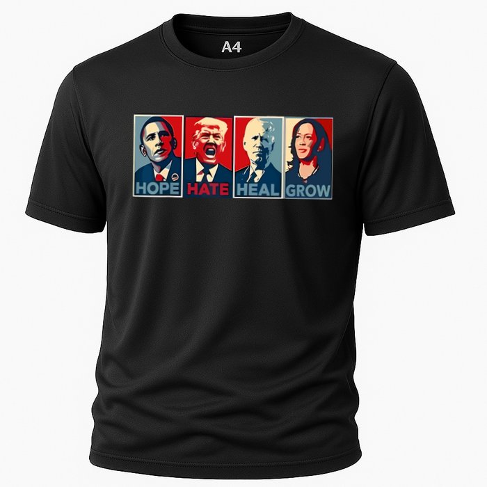Hope Hate Heal Grow Cooling Performance Crew T-Shirt