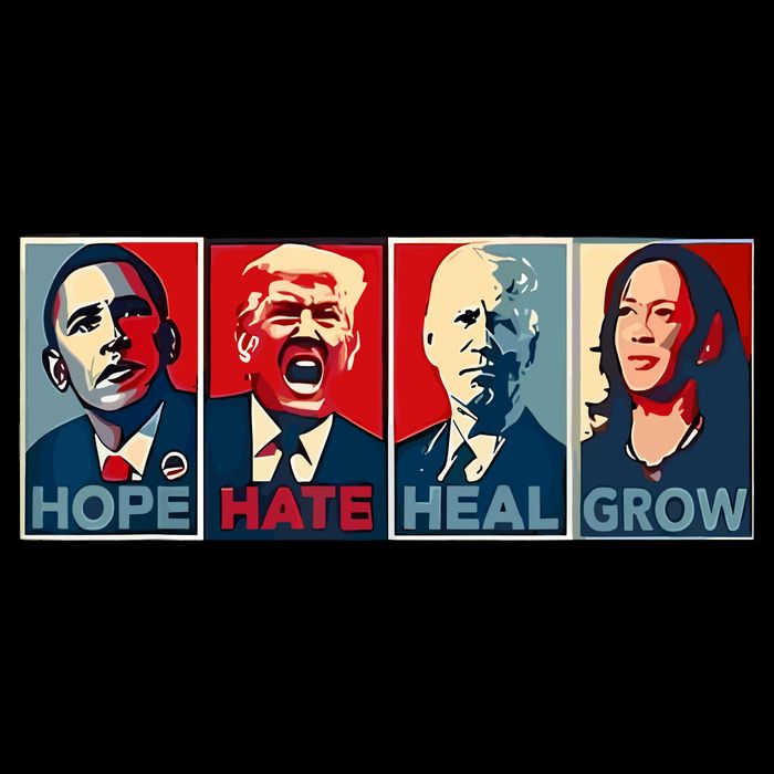 Hope Hate Heal Grow Cooling Performance Crew T-Shirt