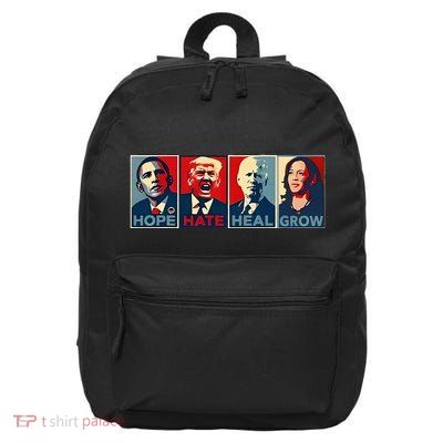 Hope Hate Heal Grow 16 in Basic Backpack
