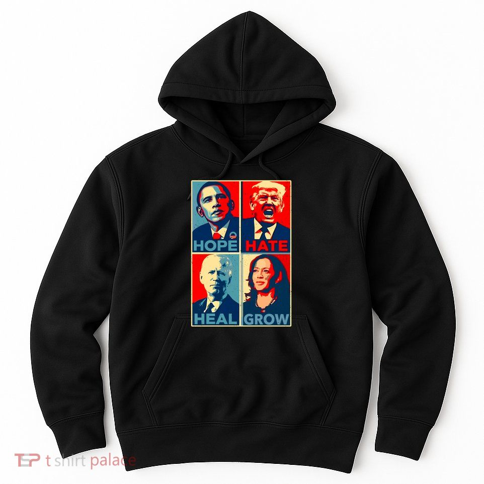 Hope Hate Heal Grow Hoodie
