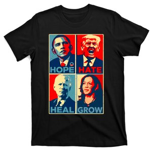 Hope Hate Heal Grow T-Shirt