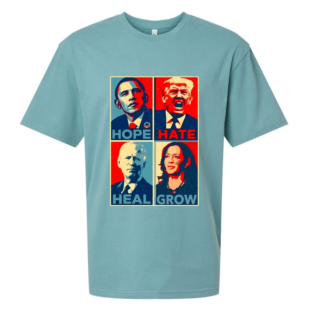 Hope Hate Heal Grow Sueded Cloud Jersey T-Shirt