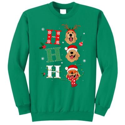 Ho Ho Ho Retrievers Golden Xmas Outfit Christmas Costume Sweatshirt