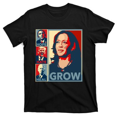 Hope Hate Heal Grow T-Shirt