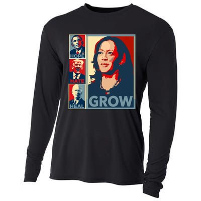 Hope Hate Heal Grow Cooling Performance Long Sleeve Crew