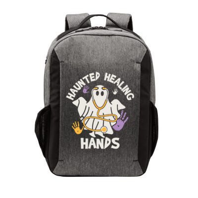 Haunted Healing Hands Nurse Ghost Scrub Halloween Costume Gift Vector Backpack