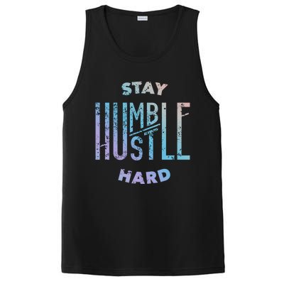 Hustler Hip Hop Lover Stay Humble Hustle Hard Christmas Gift PosiCharge Competitor Tank