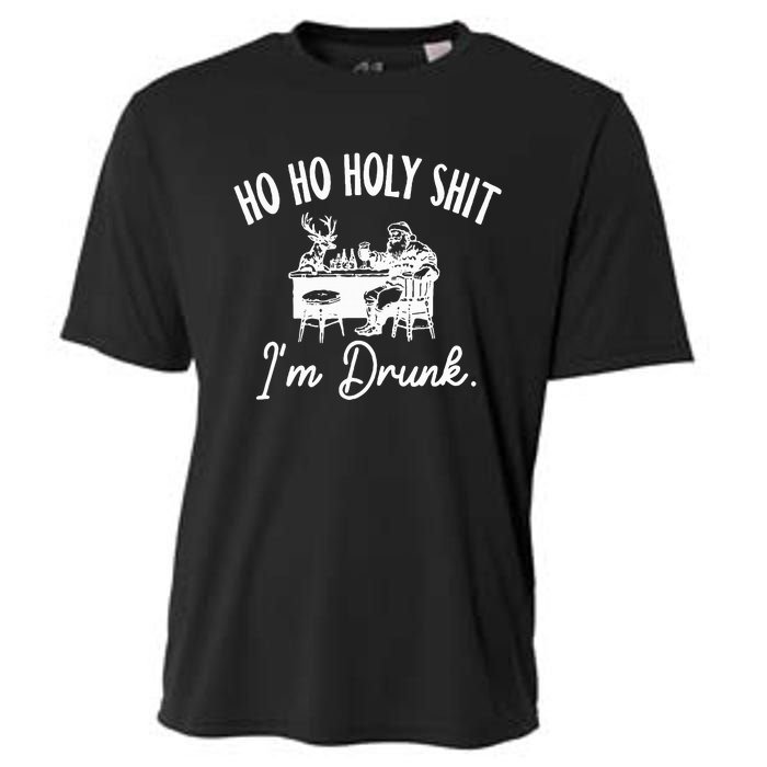 Ho Ho Holy Shit IM Drunk Cooling Performance Crew T-Shirt