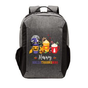 Halloween Happy Hallothanksmas Coffee Latte Thanksgiving Vector Backpack