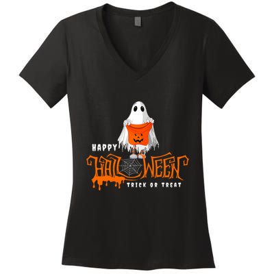 Halloween Happy Halloween Women's V-Neck T-Shirt