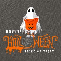 Halloween Happy Halloween Cotton Canvas Backpack