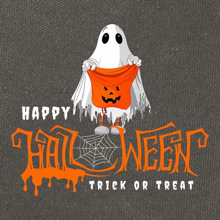 Halloween Happy Halloween Cotton Canvas Backpack