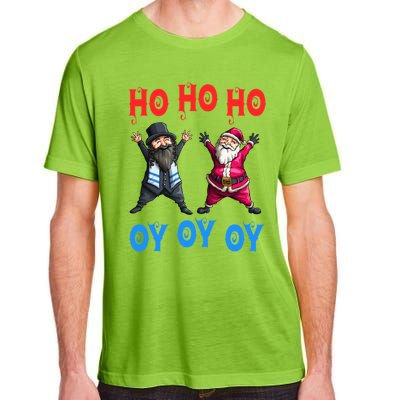 Ho Ho Ho Oy Oy Oy Funny Christmas Santa Hanukkah Jew Feast Cute Gift Adult ChromaSoft Performance T-Shirt