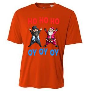 Ho Ho Ho Oy Oy Oy Funny Christmas Santa Hanukkah Jew Feast Cute Gift Cooling Performance Crew T-Shirt