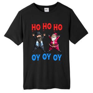 Ho Ho Ho Oy Oy Oy Funny Christmas Santa Hanukkah Jew Feast Cute Gift Tall Fusion ChromaSoft Performance T-Shirt