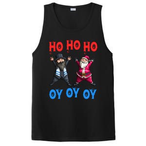 Ho Ho Ho Oy Oy Oy Funny Christmas Santa Hanukkah Jew Feast Cute Gift PosiCharge Competitor Tank