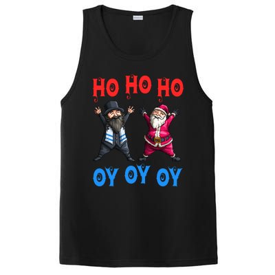 Ho Ho Ho Oy Oy Oy Funny Christmas Santa Hanukkah Jew Feast Cute Gift PosiCharge Competitor Tank