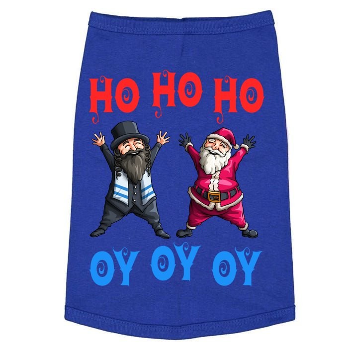 Ho Ho Ho Oy Oy Oy Funny Christmas Santa Hanukkah Jew Feast Cute Gift Doggie Tank