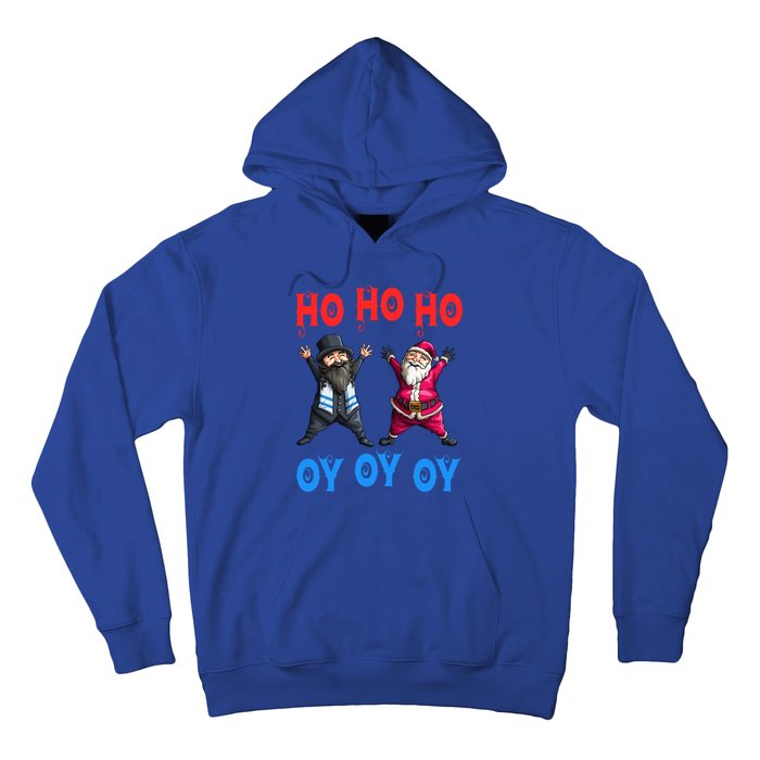 Ho Ho Ho Oy Oy Oy Funny Christmas Santa Hanukkah Jew Feast Cute Gift Hoodie