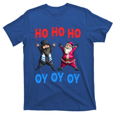 Ho Ho Ho Oy Oy Oy Funny Christmas Santa Hanukkah Jew Feast Cute Gift T-Shirt