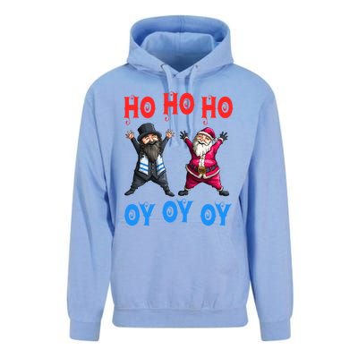 Ho Ho Ho Oy Oy Oy Funny Christmas Santa Hanukkah Jew Feast Cute Gift Unisex Surf Hoodie