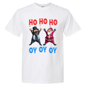 Ho Ho Ho Oy Oy Oy Funny Christmas Santa Hanukkah Jew Feast Cute Gift Garment-Dyed Heavyweight T-Shirt