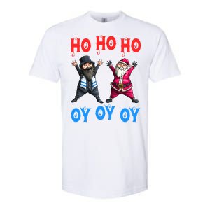 Ho Ho Ho Oy Oy Oy Funny Christmas Santa Hanukkah Jew Feast Cute Gift Softstyle CVC T-Shirt