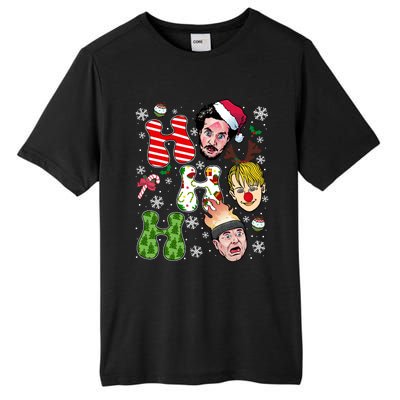 Ho Ho Ho Home Alone Movie Kevin And Wet Bandits Christmas Xmas Holiday Tall Fusion ChromaSoft Performance T-Shirt