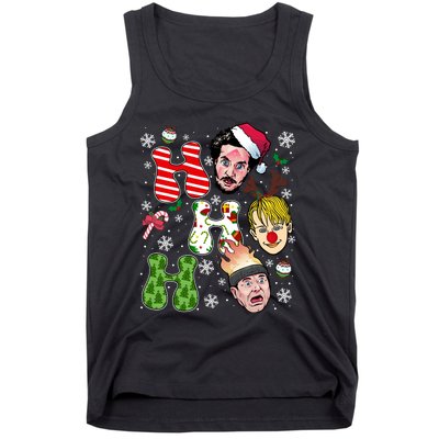 Ho Ho Ho Home Alone Movie Kevin And Wet Bandits Christmas Xmas Holiday Tank Top