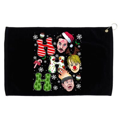 Ho Ho Ho Home Alone Movie Kevin And Wet Bandits Christmas Xmas Holiday Grommeted Golf Towel