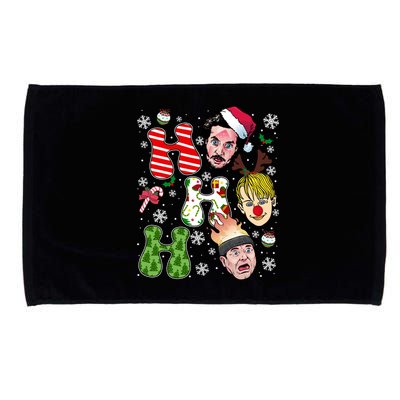 Ho Ho Ho Home Alone Movie Kevin And Wet Bandits Christmas Xmas Holiday Microfiber Hand Towel