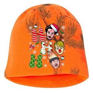 Ho Ho Ho Home Alone Movie Kevin And Wet Bandits Christmas Xmas Holiday Kati - Camo Knit Beanie