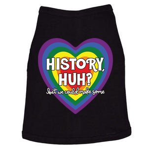 Heart History Huh Red White And Blue Doggie Tank