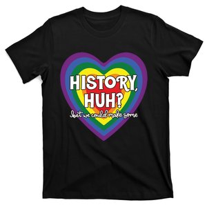 Heart History Huh Red White And Blue T-Shirt