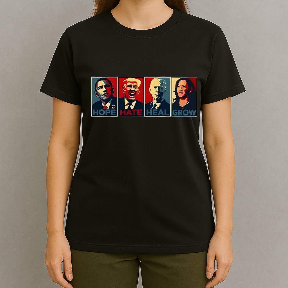 Hope Hate Heal Grow T-Shirt