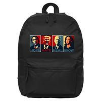 Hope Hate Heal Grow 16 in Basic Backpack