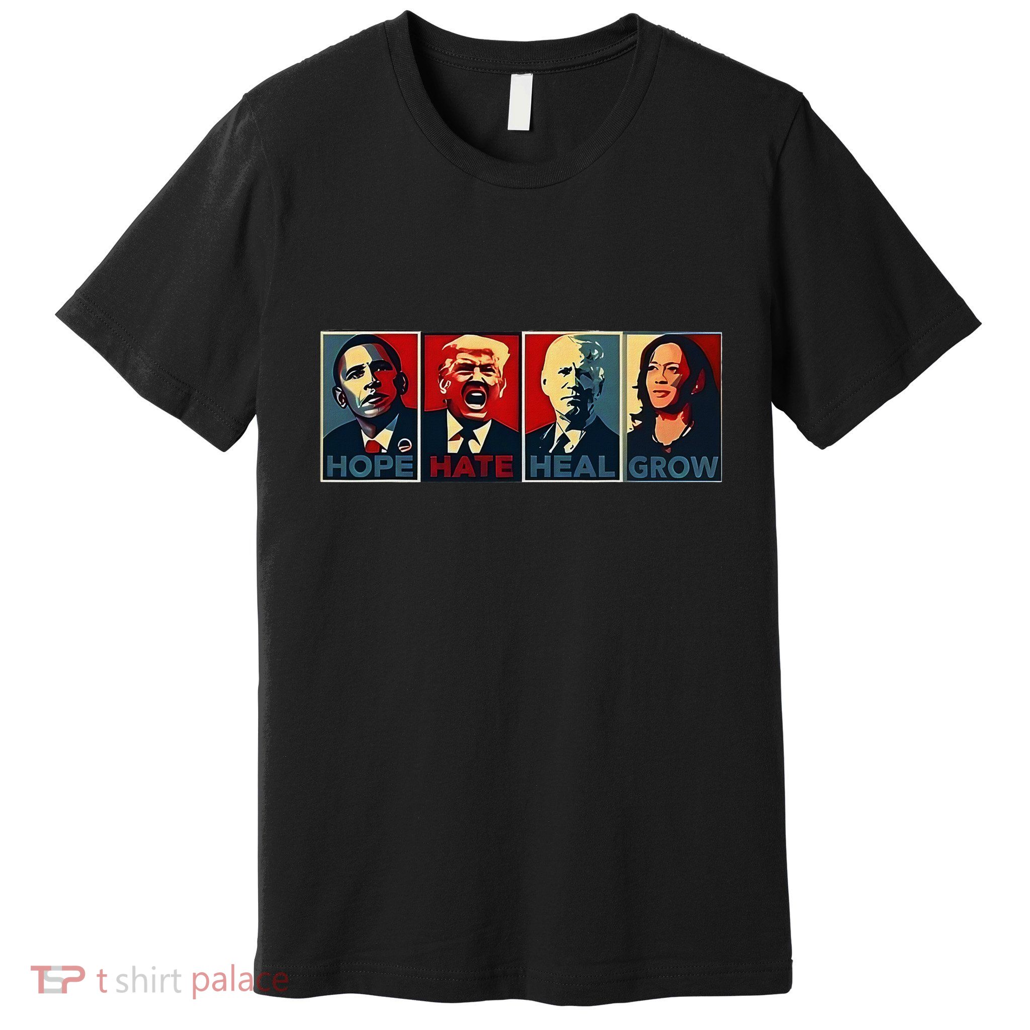 Hope Hate Heal Grow Premium T-Shirt