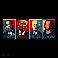 Hope Hate Heal Grow Premium T-Shirt