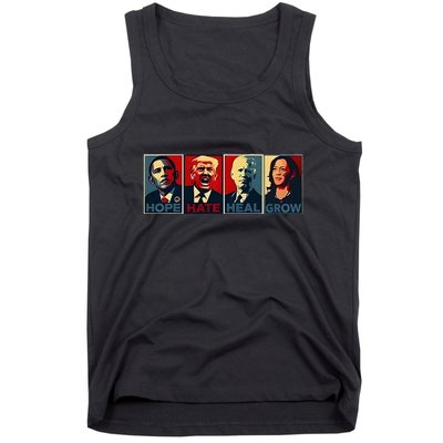 Hope Hate Heal Grow Tank Top