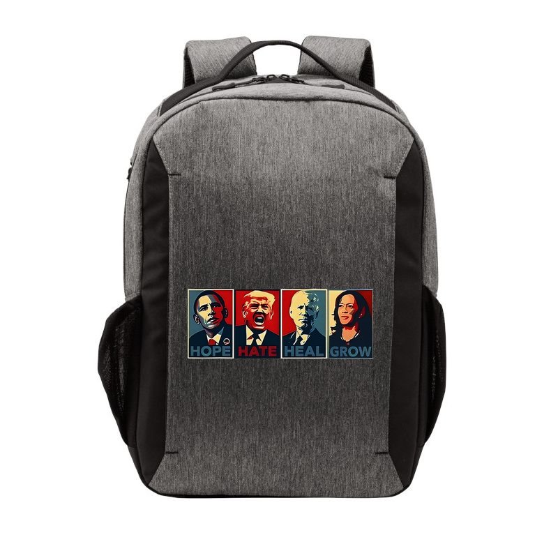 Hope Hate Heal Grow Vector Backpack