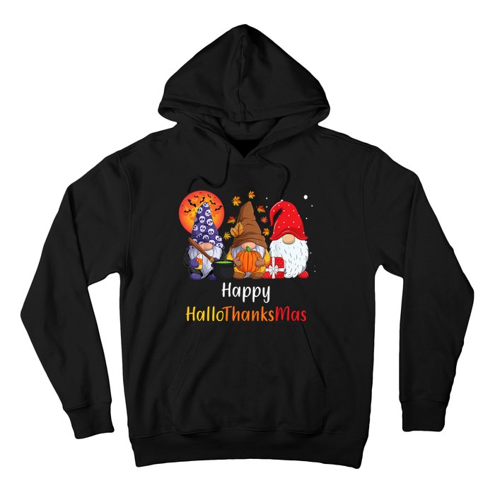 Happy Hallothanksmas Holiday Gnomes Hoodie