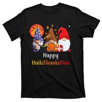 Happy Hallothanksmas Holiday Gnomes T-Shirt