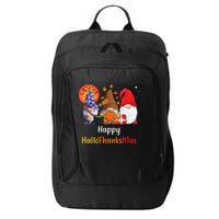 Happy Hallothanksmas Holiday Gnomes City Backpack
