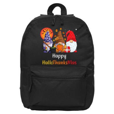 Happy Hallothanksmas Holiday Gnomes 16 in Basic Backpack