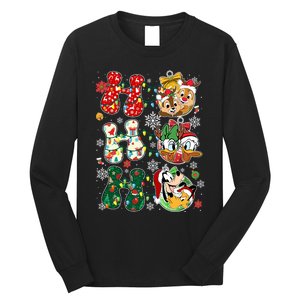 Ho Ho Ho Friends Christmas Lilo Goofy Pluto Donald Daisy Long Sleeve Shirt