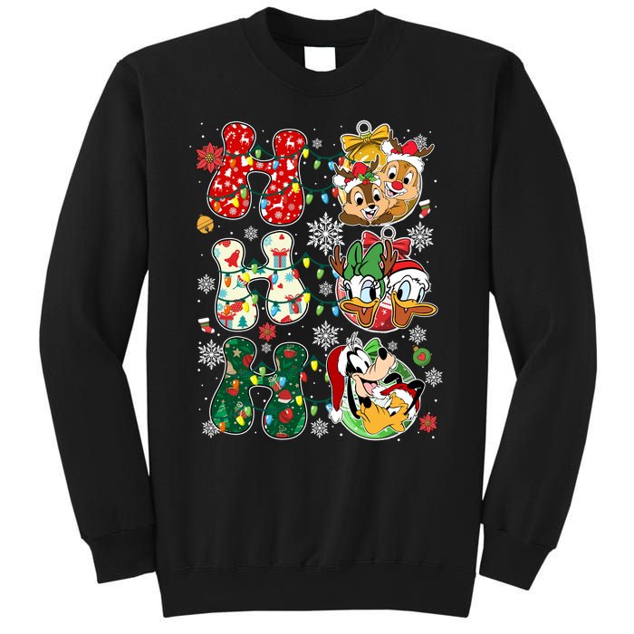 Ho Ho Ho Friends Christmas Lilo Goofy Pluto Donald Daisy Sweatshirt