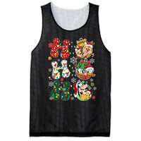 Ho Ho Ho Friends Christmas Lilo Goofy Pluto Donald Daisy Mesh Reversible Basketball Jersey Tank