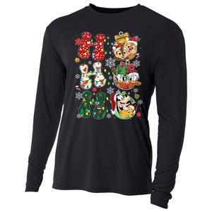 Ho Ho Ho Friends Christmas Lilo Goofy Pluto Donald Daisy Cooling Performance Long Sleeve Crew